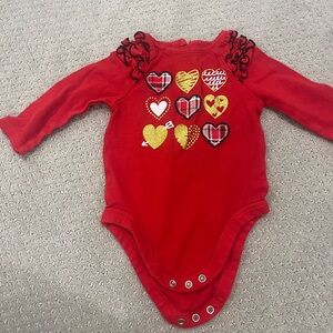 Garanimals Red and Yellow Heart Bodysuit